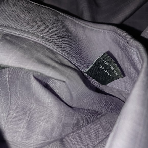 Perry Ellis Non-Iron Slim-Fit Nail Head Dress Shir - Picture 11 of 15